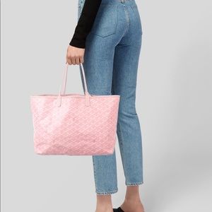 Cheapest 🧨 Goyard Pink Canvas Yona PM 👩 Women Totes 😉